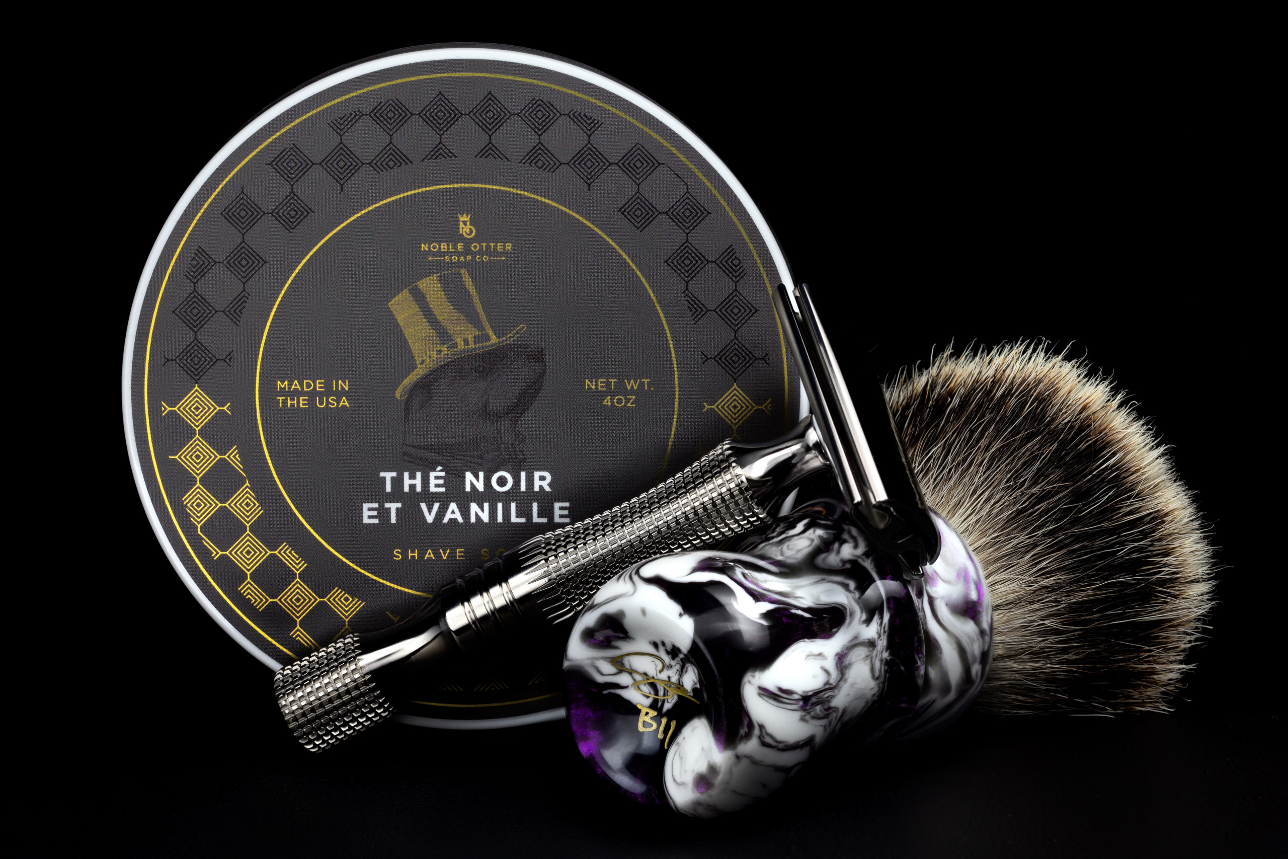 Thé Noir et Vanille Shave Soap